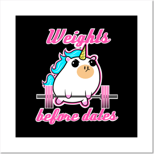 Weights before dates Posters and Art